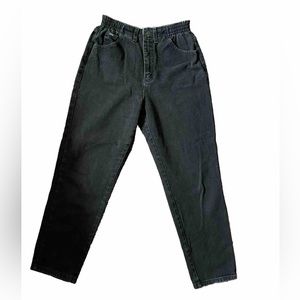Lee Original Washed Black Vintage Womens Unstoppable elastic waist zipper Jeans